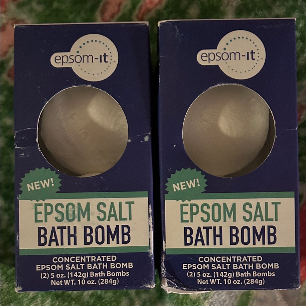 Epsom Salt Bath Bomb - White